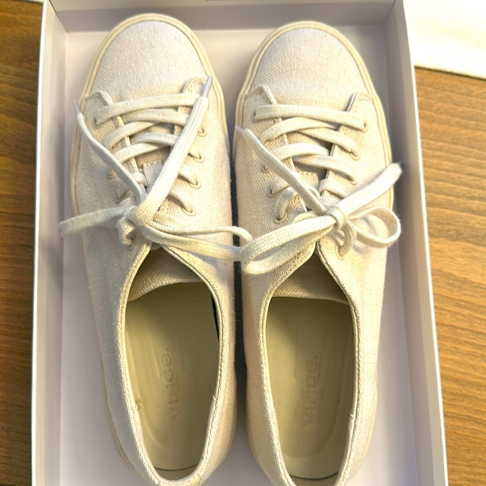 Vince canvas off white sneakers - Picture 2 of 6